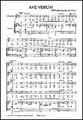 Ave Verum SATB choral sheet music cover